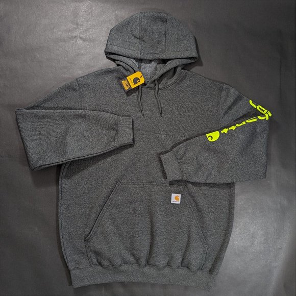 Carhartt | Shirts | Carhartt Midweight Loose Fit Fleece Sweatshirt Graphic  Hoodie L Irregular | Poshmark
